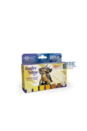 IONIC COLORS Sunfire Yellow Set Acrylverf Speciale Aanbieding
