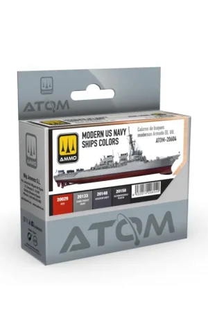 AMMO of MIG: ATOM Modern US Navy Ships colors Set (4 colors per set) Acrylverf Lage Prijs