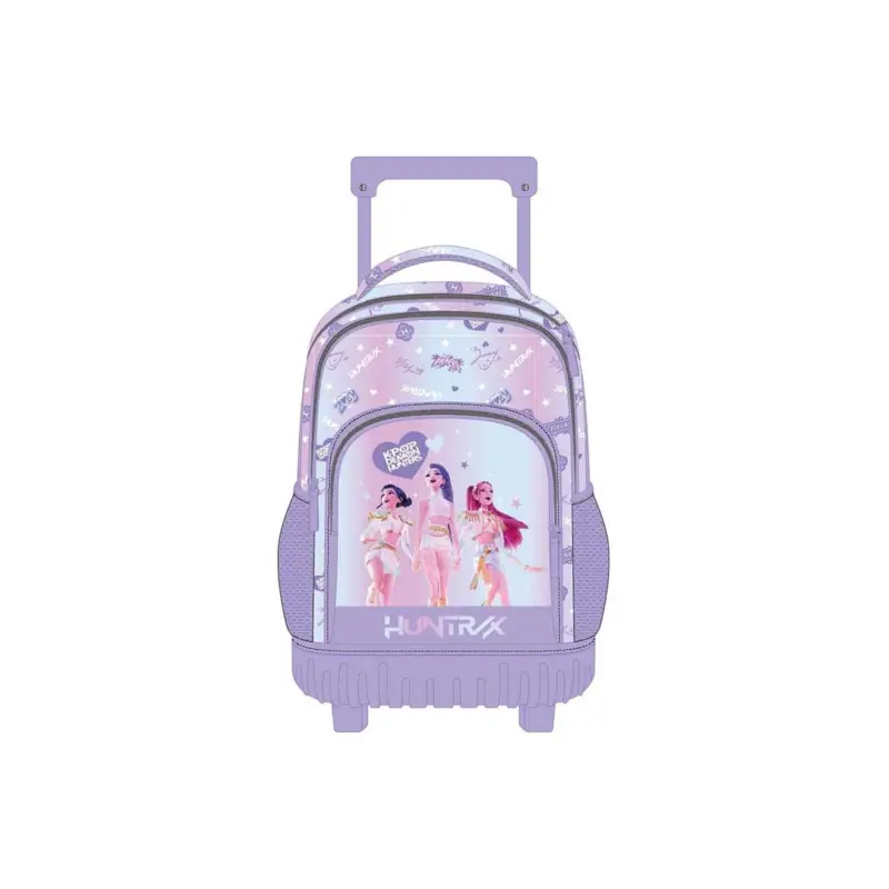 Dagaanbieding Kpop Demon Hunters Trolley Backpack 3 Compartments 43X33X20.5cm