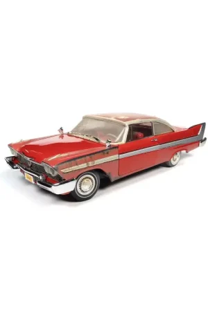 Meest Verkocht Die Cast miniature car at 1:18 Christine Plymouth Fury being restored Miniatuur