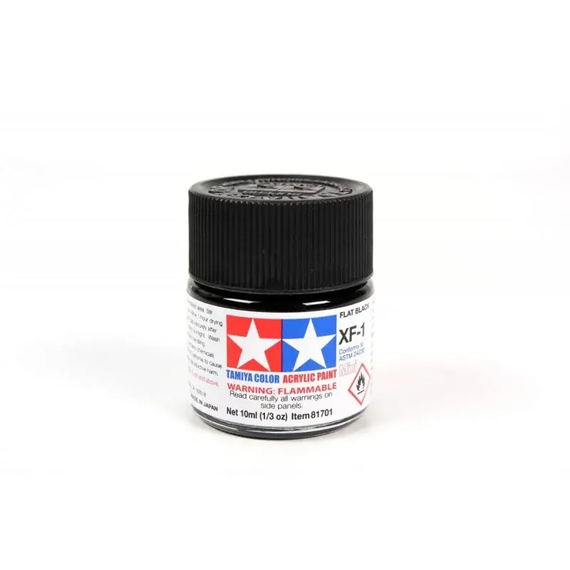 Uitverkoop Flat Black acrylic Acrylverf