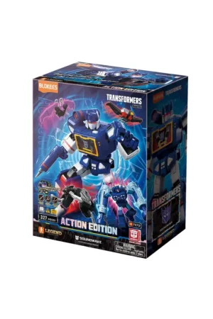 Transformers - Blokees Action Edition 03 Sound Wave Light Up Pop figur Direct Verzonden