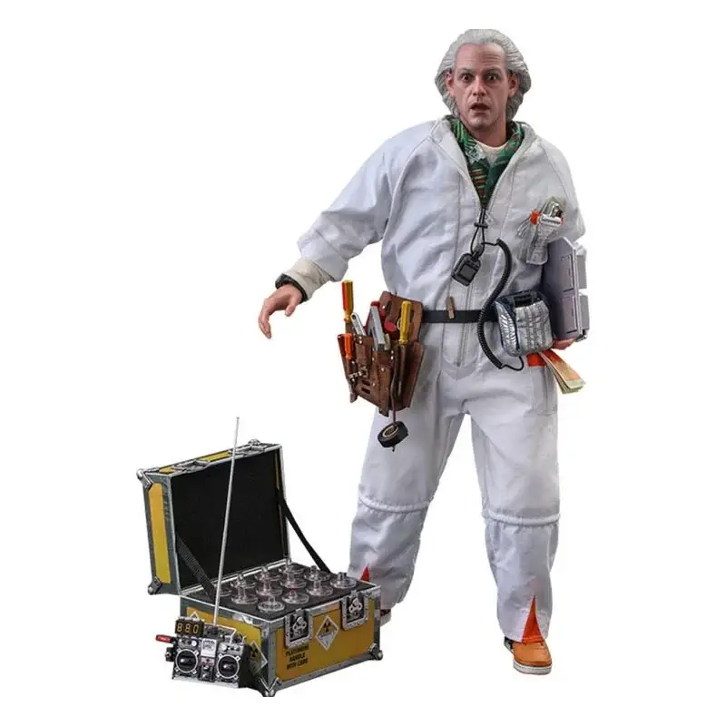 Back to the Future Movie Masterpiece 1/6 Doc Brown (Deluxe Version) 30 cm actiefiguur Laatste Kans