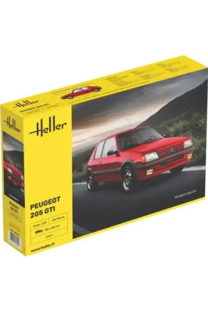 Veilige Betaling Heller 82705 model peugeot 205 gti 1/24 Schaalmodel