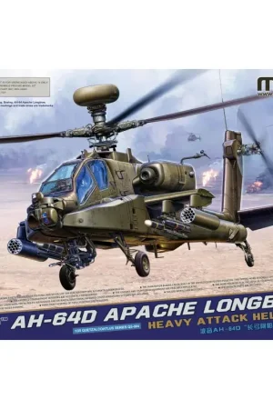 Boeing AH-64D Apache Longbow Heavy Attack Helicopter Schaalmodel Uitverkoop