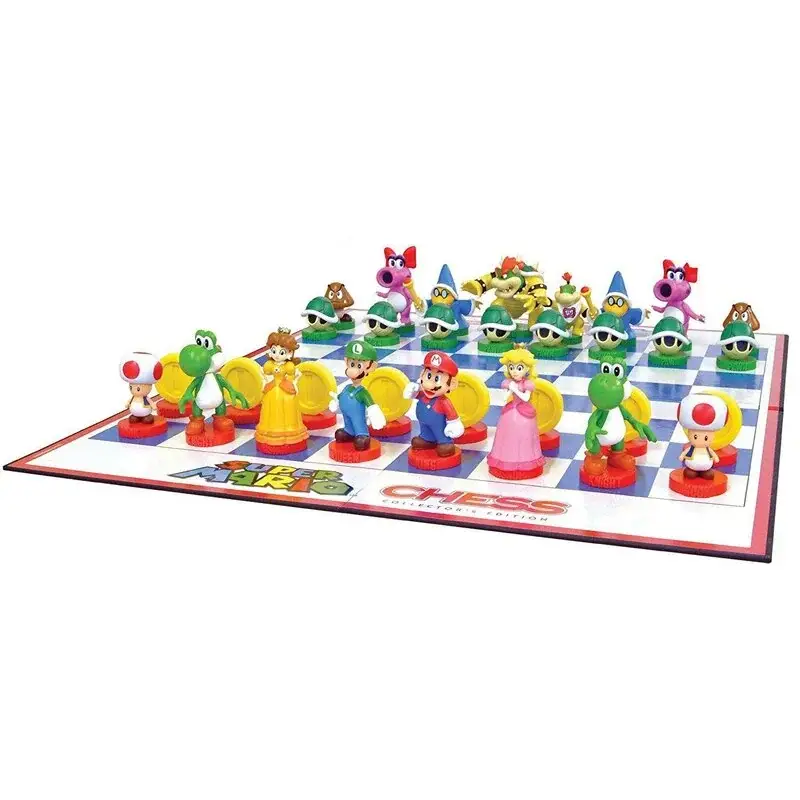 Super Mario Chess Tin Box Schaakspell Seizoensaanbieding