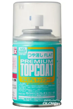 Merkproduct Mr Hobby -Gunze Mr. Premium Top Coat Flat