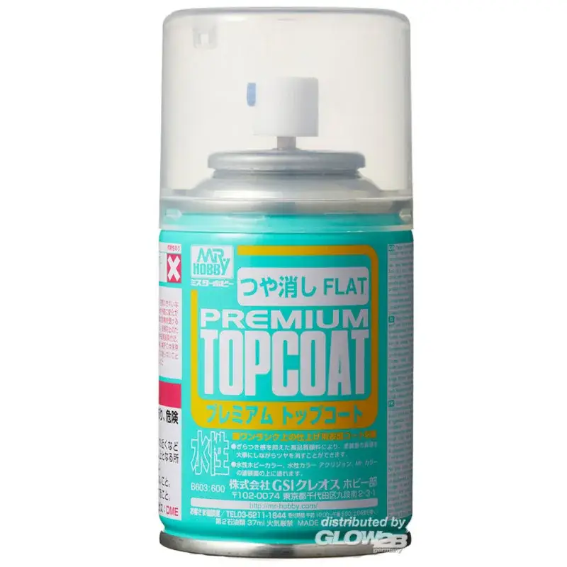 Merkproduct Mr Hobby -Gunze Mr. Premium Top Coat Flat