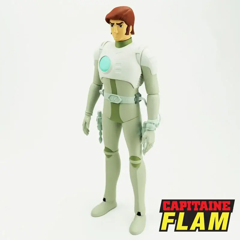 Laatste Versie Captain Flam - Curtis Newton Figure 23cm FR Box Figuurtje