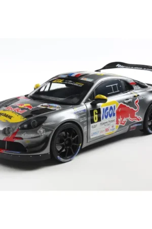 Meest Verkocht Alpine a110 rgt+ grey 6 s.loeb / l.godey rallye du mont blanc 2024 1/18 Miniatuur