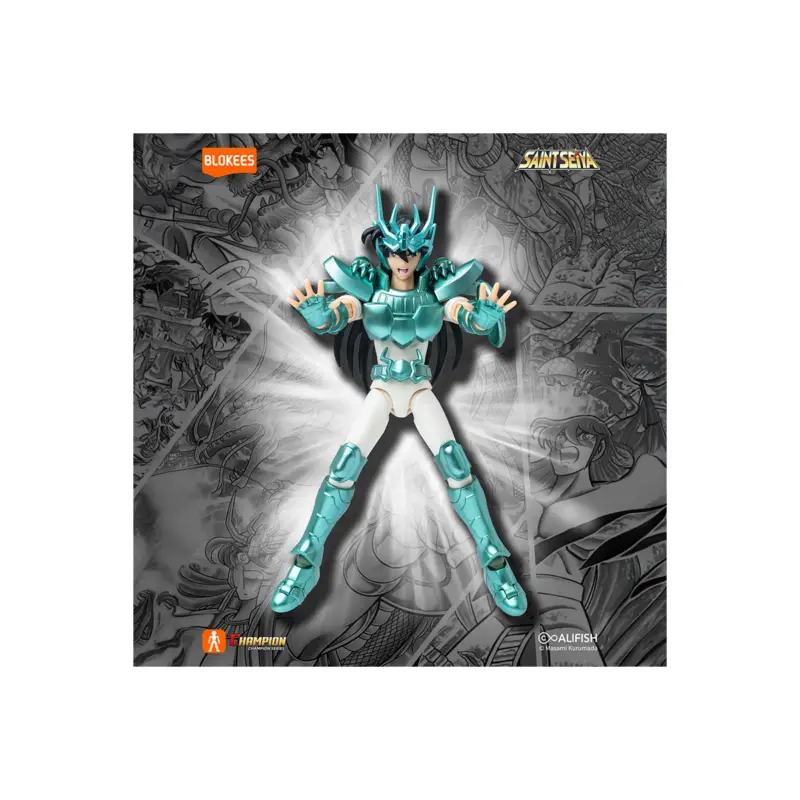 Saint Seiya Blokees Champion Class Dragon Shiryu Merkproduct