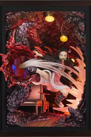 DEMON SLAYER - Nezuko Kamado "Mugen Train" Figure 36cm LIMITED EDITION Beeldjes Finale Uitverkoop