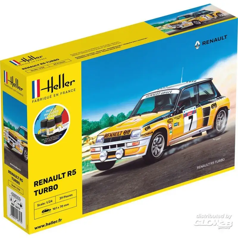 Beperkte Voorraad STARTER KIT Renault R5 Turbo Schaalmodel