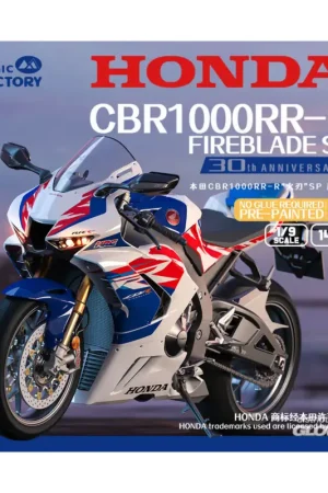 Lage Prijs 1/9 Honda CBR1000RR-R Fireblade SP 30th anniversary (pre-colored and snap-fit) Schaalmodel