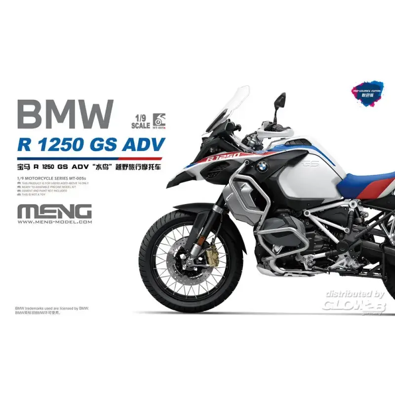 BMW R 1250 GS ADV (Pre-colored Edition) Schaalmodel Lage Prijs