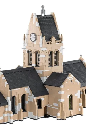 Exclusieve Aanbieding 2255 Pcs HC WWII /2299/ Church Sainte-Mère-Eglise