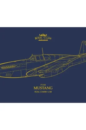 Populair P-51B Mustang 1/48 EDUARD-ROYAL CLASS Schaalmodel