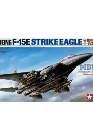 Hoge Kwaliteit McDonnell Douglas F-15E Strike Eagle Bunker-Buster. with GBU-28 Laser Guided Bomb AGM-130 TV/IIR guided Missile AIM-9L Sidewinde