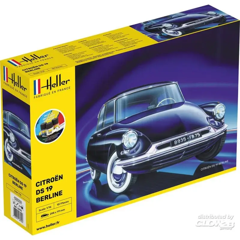 STARTER KIT Citroen DS 19 Schaalmodel Bestel Nu