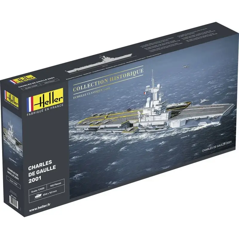 Exclusieve Aanbieding 1:400 Charles De Gaulle aircraf carrier Schaalmodel