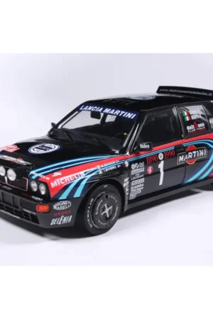 Lancia delta hf integrale tribute to biason black a.sacco rallye montecarlo 1990 1/18 Gratis Retour