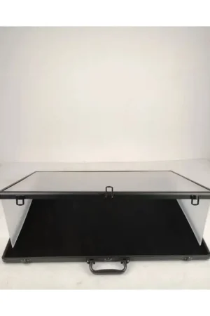Beperkte Voorraad Evoretro Black aluminum display case