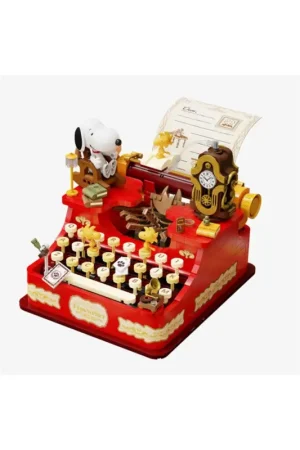 Snoopy Peanuts Pantasy 86917 Snoopy Typewriter 1468pcs 22cm Koopje