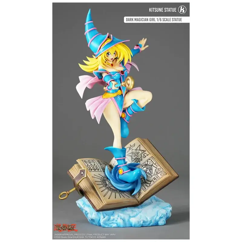 Aanbieding Yu Gi Oh Statue 1/6 Dark Magician Girl Dark Magician 42cm Beeldjes
