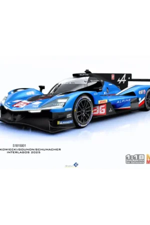 Seizoensaanbieding SOLIDO 1815001 ALPINE RACING A424 LMDh BLUE MAKOWIECKI / GOUNON / SCHUMACHER 36 INTERLAGOS 2025 1/18