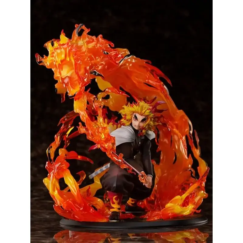 Rechtstreeks Van De Fabrikant Demon Slayer: Kimetsu no Yaiba beeld 1/8 Kyojuro Rengoku 26 cm Figuurtje