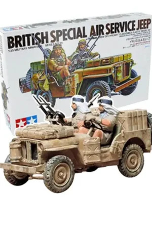 SAS Jeep with 2 Crew figures LTD Re-issue Schaalmodel Superprijs