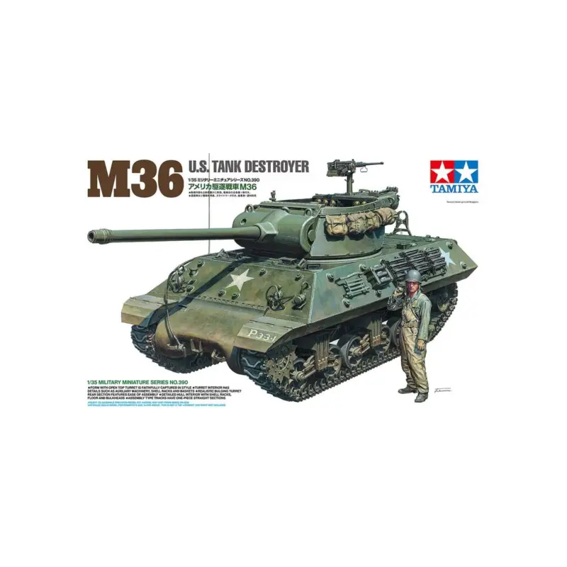 M36 U.S. Tank Destroyer Schaalmodel Alleen Vandaag