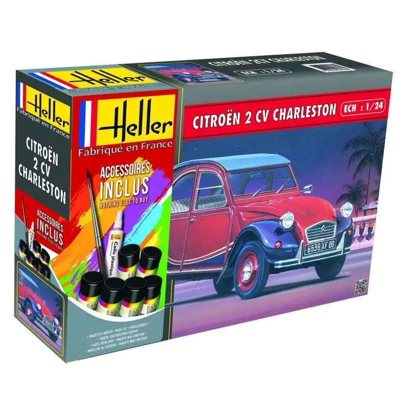 Starter kit citroen 2 cv charleston Schaalmodel Weekendaanbieding