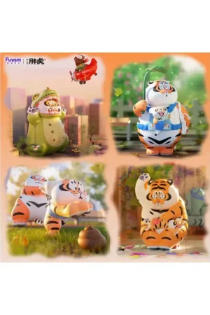 Op = Op Alexander The Fat Tiger Mystery Box Roaring Love Series Asst 8Pcs Figuurtje