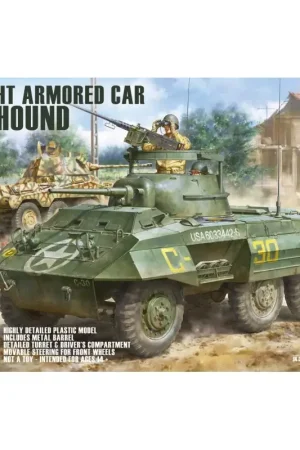 M8 Greyhound US Light Armored Car (1:16) Schaalmodel Flitsaanbieding