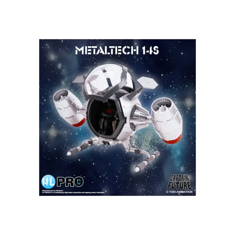 Snelle Levering Captain Future Metaltech 14S Cosmoliner Silver Edition Box Eu Figuurtje