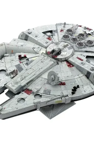 MetalEarth: ICONX - STAR WARS / MILLENNIUM FALCON 14,3x10,6x6,5cm, 3D metalen model met 2,75 veelkleurige vellen, in doos, 14+ Alleen Vandaag