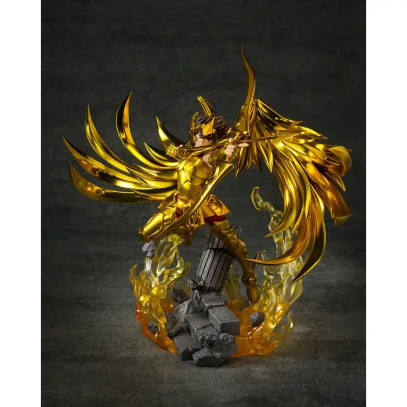 Saint Seiya PVC statuette Figuarts ZERO Metallic Touch Sagitarius Seiya 25 cm Figuurtje Gratis Retour