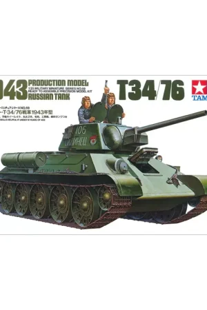 Laatste Versie T-34/76 1943 Schaalmodel
