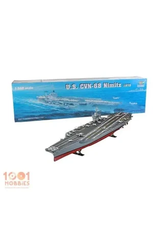Lage Kosten Cvn-68 uss nimitz 1975 Schaalmodel