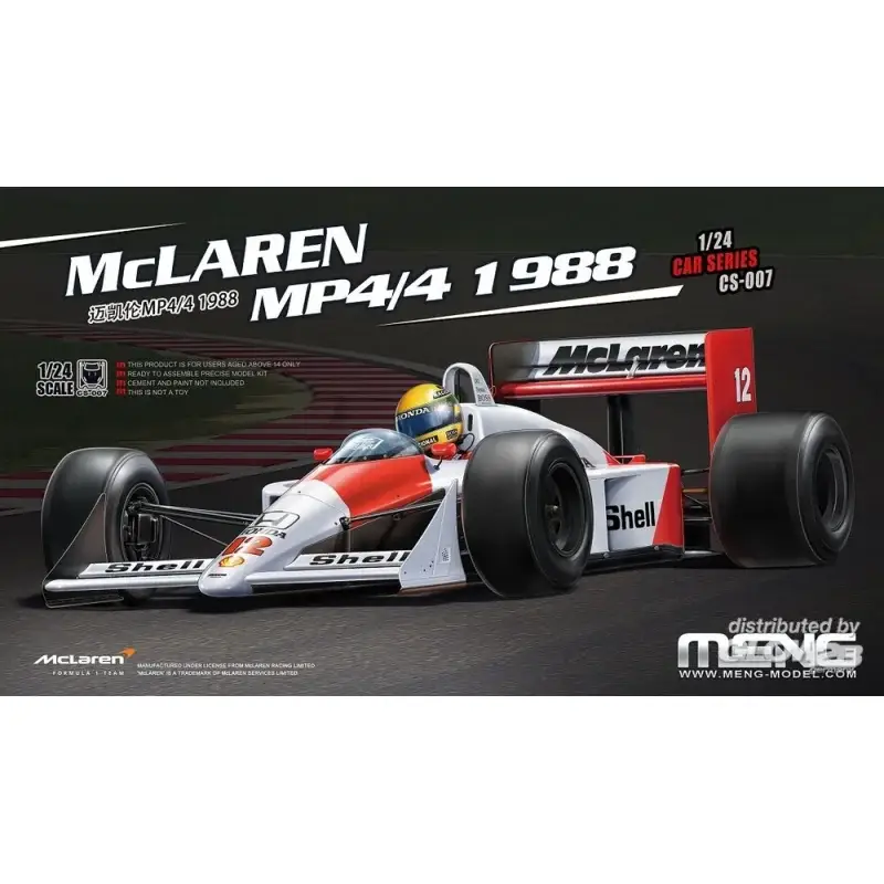 Tijdelijk Beschikbaar McLaren MP4/4 1988 Schaalmodel