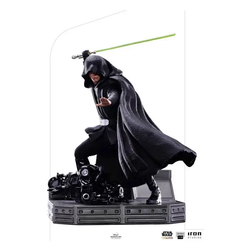 Star Wars The Mandalorian Statue 1/10 BDS Art Scale Luke Skywalker Combat-versie 24 cm Beperkt Aanbod