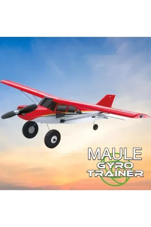 MAULE GYRO TRAINER radio-controlled electric plane red Mode 1 RTF elektrisch RC vliegtuig Direct Beschikbaar