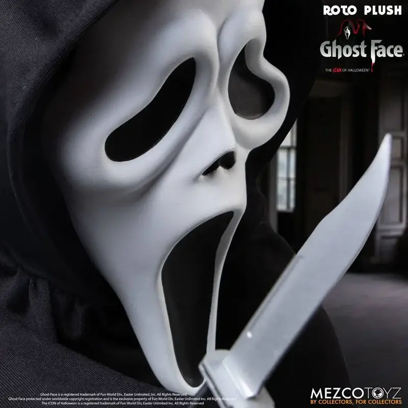Schreeuwpop MDS Roto Ghost Face 46 cm Pluche Lage Kosten