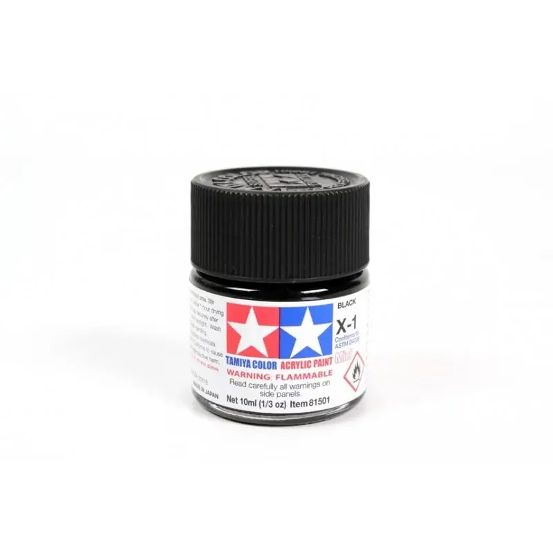X-1 Black 10ml Acrylverf Meest Verkocht