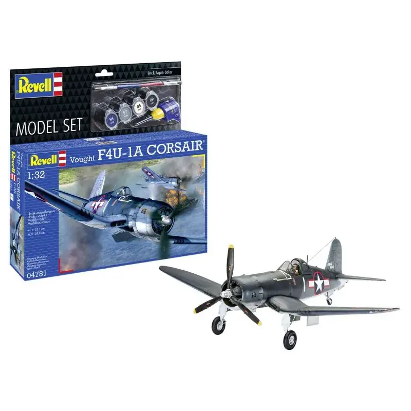 Beperkte Voorraad Model Set Vought F4U-1A CORSAIR with basic accessories Schaalmodel