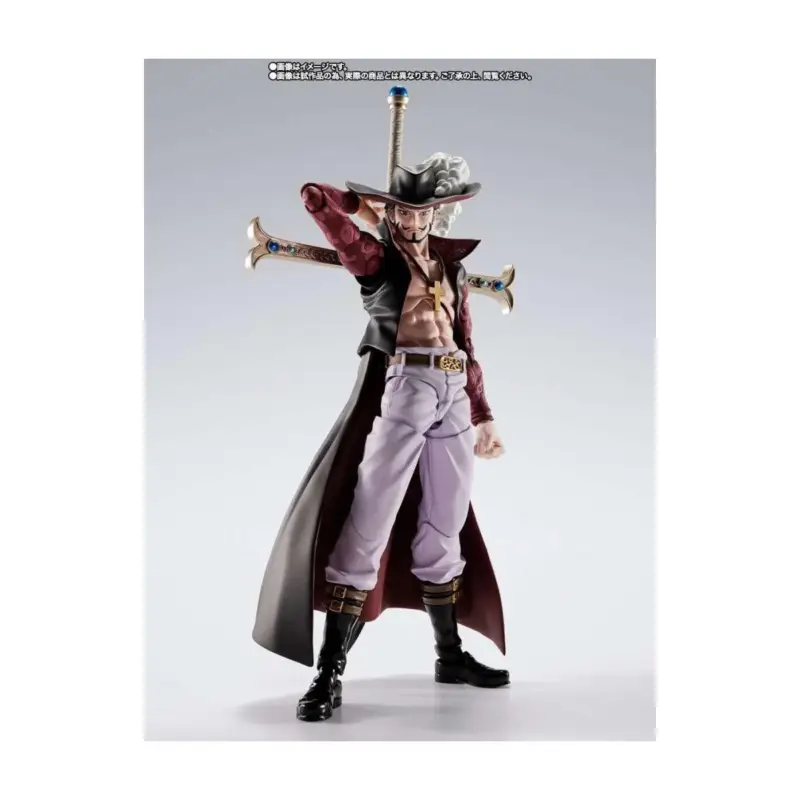 Gratis Retour ONE PIECE - Dracule Mihawk - SH Figuarts Figure 16cm Figuurtje