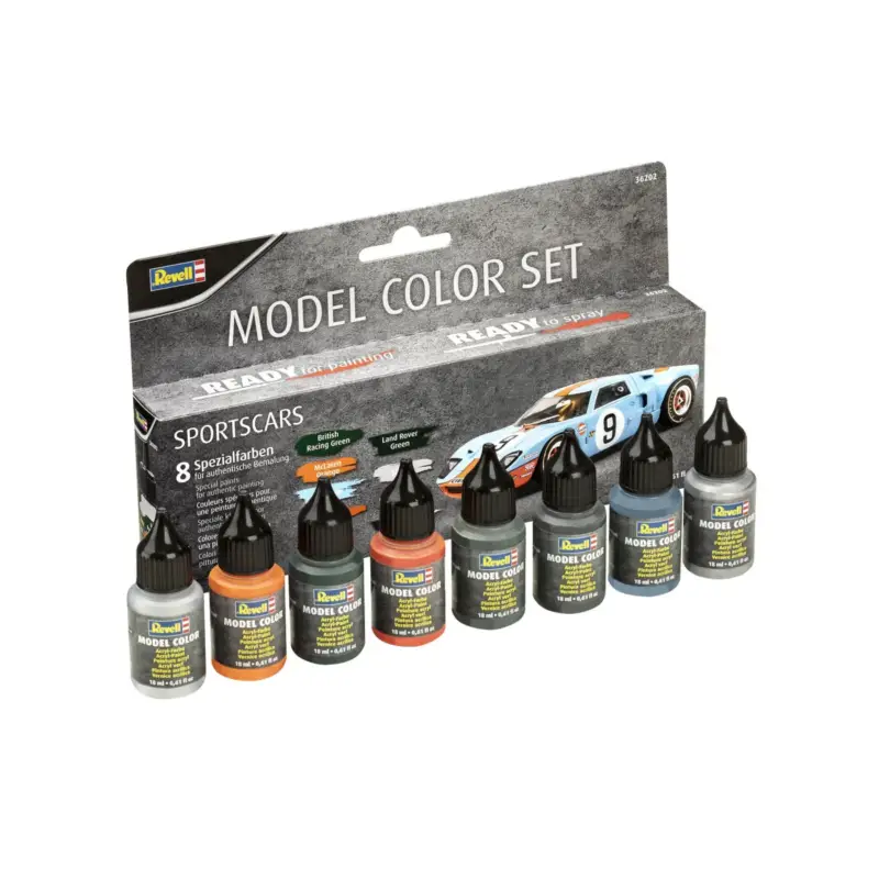Gratis Retour Model kleur - auto sport Acrylverf