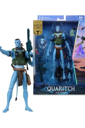 Gereduceerde Prijs Avatar: Fire and Ash Figure Quaritch (Ash Recom) (Gold Label) 18 cm Figuurtje