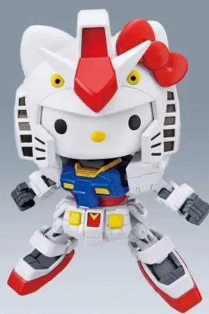 Beperkt Aanbod Gundam en Hello Kitty: RX-78-2 Gundam SD Ex-Standard Model Kit Gunpla